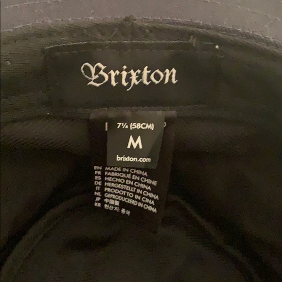 Brixton Navy Wide Brim Hat - Picture 3 of 3